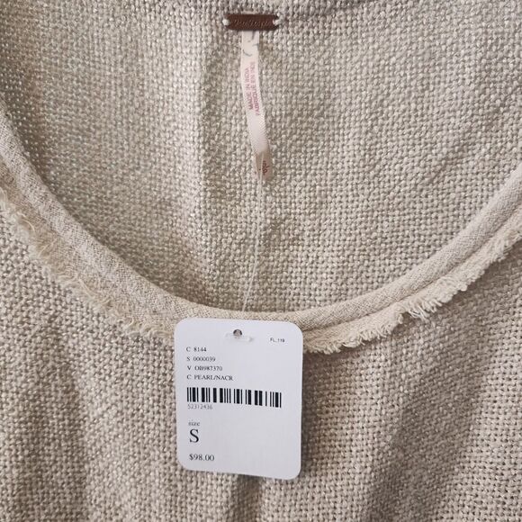 Free People cotton coastal summer midi dress sleeveless new with tags - Picture 6 of 14